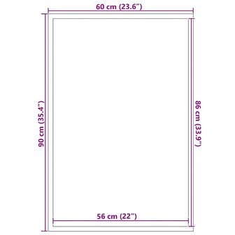 Deurmat Striped Zwart en Grijs 60 x 90 cm Polypropyleen, PVC 5