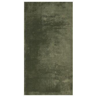 Vloerkleed HUARTE laagpolig zacht wasbaar 80x150 cm bosgroen 2