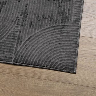 Vloerkleed IZA laagpolig Scandinavisch 80x150 cm antraciet 4