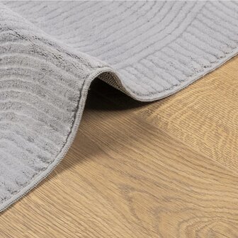 Vloerkleed IZA laagpolig Scandinavisch 80x150 cm grijs 6