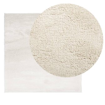 Vloerkleed OVIEDO laagpolig 120x120 cm beige 3