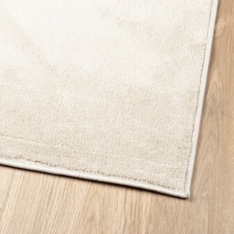 Vloerkleed OVIEDO laagpolig 120x120 cm beige 4