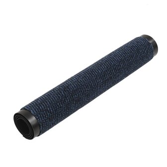 Droogloopmat rechthoekig getuft 80x120 cm blauw 3