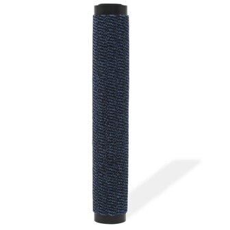 Droogloopmat rechthoekig getuft 90x150 cm blauw 2