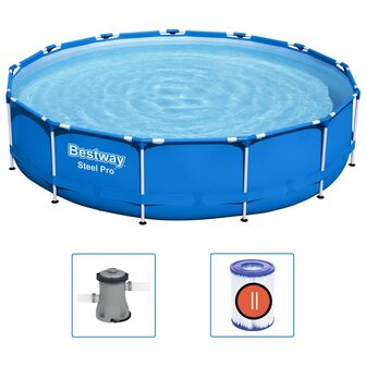 Bestway Framezwembad Steel Pro 396x84 cm 2