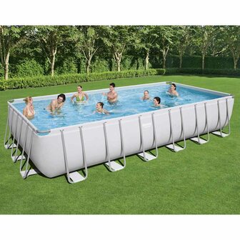 Bestway Zwembadset Power Steel rechthoekig 732x366x132 cm 1