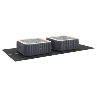 Rechthoekige Zwembadhoes Zwart Polyethyleen 500 x 250 cm Duurzaam 2