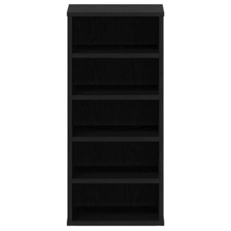 Schoenenkast met plank Zwart eiken 32 x 35 x 70 cm Bewerkt hout 7