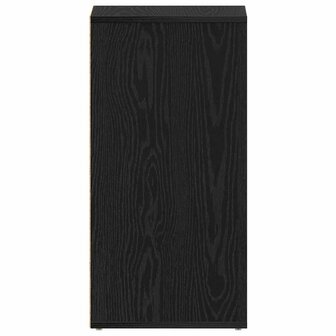 Schoenenkast met plank Zwart eiken 32 x 35 x 70 cm Bewerkt hout 8