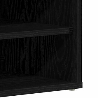 Schoenenkast met plank Zwart eiken 32 x 35 x 70 cm Bewerkt hout 9