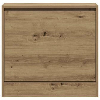 Schoenenkast met opslag artisanaal eikenkleurig 60 x 21 x 57 cm 7