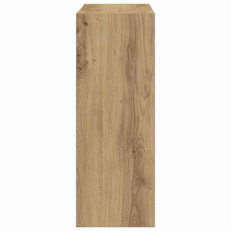 Schoenenkast met opslag artisanaal eikenkleurig 60 x 21 x 57 cm 8