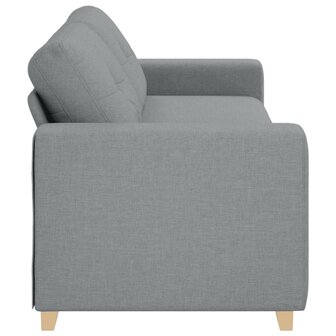 3-zitsbank lichtgrijs 180 cm stof 5
