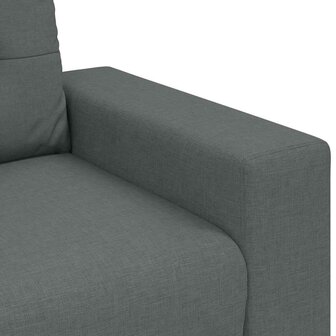 3-zitsbank donkergrijs 180 cm stof 7