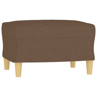 4-delige Loungeset met kussens stof bruin 5