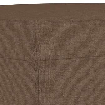 4-delige Loungeset met kussens stof bruin 6