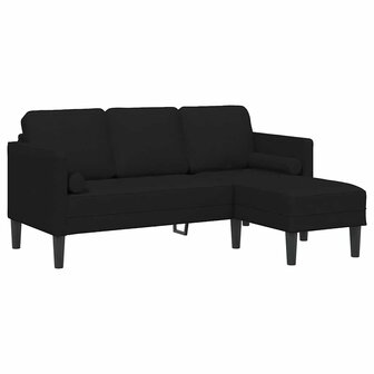 Bankstel 2 pcs Zwart 173 x 131 x 67 cm Stof 5