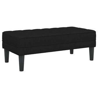 Bankstel 2 pcs Zwart 173 x 131 x 67 cm Stof 6
