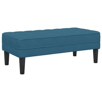 Bankstel 2 pcs Blauw 173 x 131 x 67 cm Fluweel 6