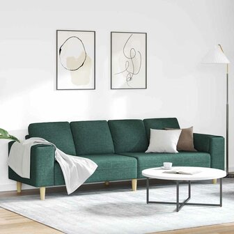 Bankstel Donkergroen Stof 1