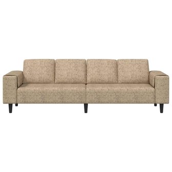 Bankstel Lichtgrijs Faux suede leer 4