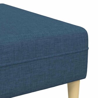 Bankstel 3 pcs Blauw Stof 8