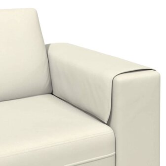 Bankstel 3 pcs Cr&egrave;me Fluweel 7