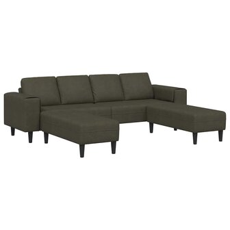 Bankstel 3 pcs Leger groen Faux suede leer 2