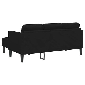 Bankstel Zwart 173 x 131 x 67 cm Stof 4