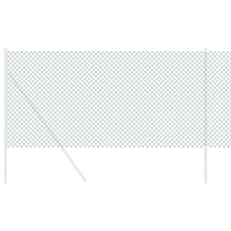 Kettinglinktuinhekje Groen 0,6 x 25 m Staal 2