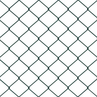 Kettinglinktuinhekje Groen 0,6 x 25 m Staal 3