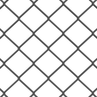 Gaashekwerk Grijs 10 x 0.8 m Metaal 6
