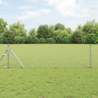 Gaashekwerk Zilver 10 x 0.6 m Gegalvaniseerd staal 1