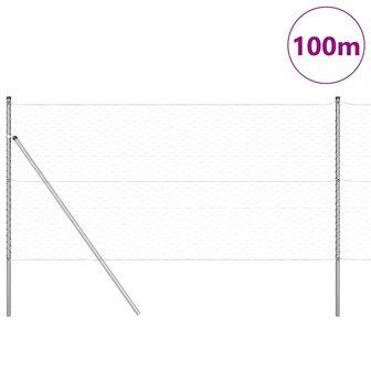 Hexagonale Schutting 1,4 x 100 m van Gegalvaniseerd Staal 3