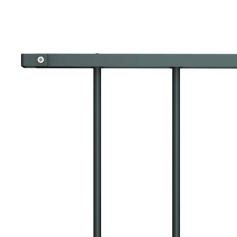 Schuttingpaneel gepoedercoat staal 1,7x1,25 m antraciet 3