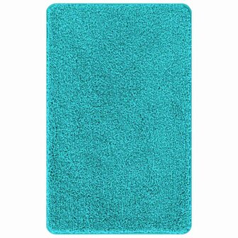 2-delige Badmattenset anti-slip polypropeen turquoise 2