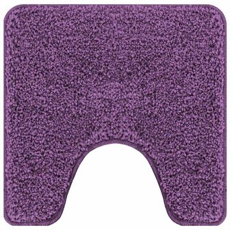Badmat 3 pcs Paars 50 x 50 cm Polypropyleen 5