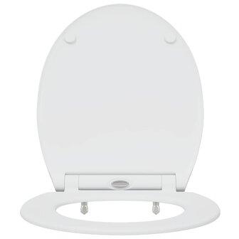 Toiletbril soft-close met quick-release Duroplast wit 4