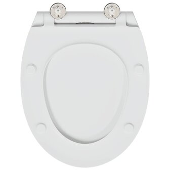 Toiletbril soft-close met quick-release Duroplast wit 8