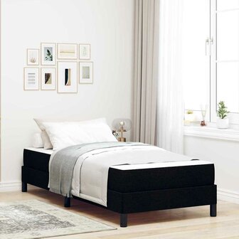 Boxspring bed Anders Zwart 80 x 200 cm Stof 1