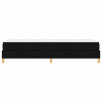 Boxspring bed Zwart, Bruin 80 x 200 cm Stof, Engineered Hout 8