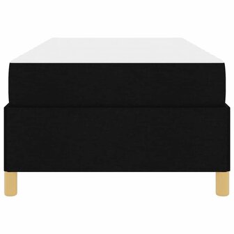 Boxspring bed Anders Zwart en Bruin en Wit 80 x 200 cm Stof 7