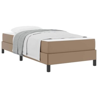 Bed met matras Cappuccino 80 x 200 cm Kunstleer 3