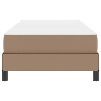 Bed met matras Cappuccino 80 x 200 cm Kunstleer 7