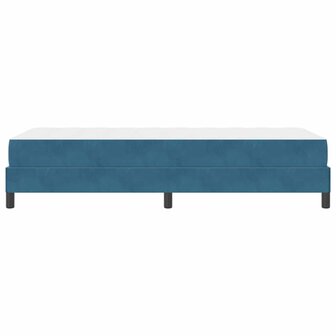 Boxspringbed met matras Donkerblauw 80 x 200 cm Fluweel 8