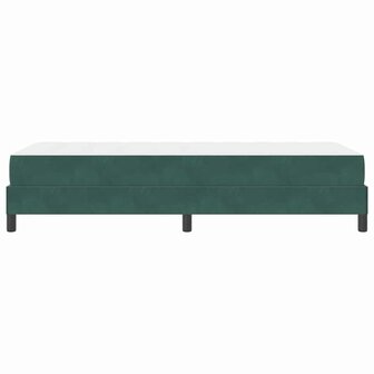 Boxspringbed met matras Donkergroen 90 x 190 cm Fluweel 8