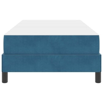 Boxspringbed met matras Donkerblauw 90 x 190 cm Fluweel 7