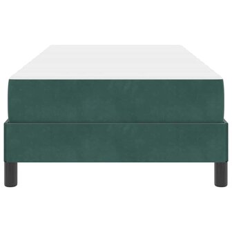 Boxspringbed met matras Donkergroen 80 x 220 cm Fluweel 7