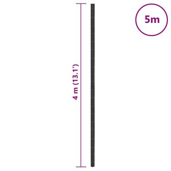 Worteldoek 4x5 m polypropeen zwart 8
