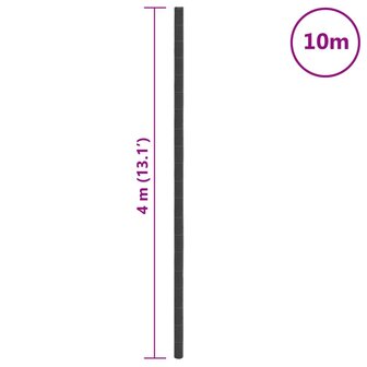 Worteldoek 4x10 m polypropeen zwart 8
